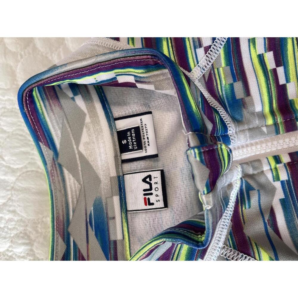 FILA Sport Women's Long Sleeve Half-Zip Activewear Running Top Size Small - Picture 3 of 7
